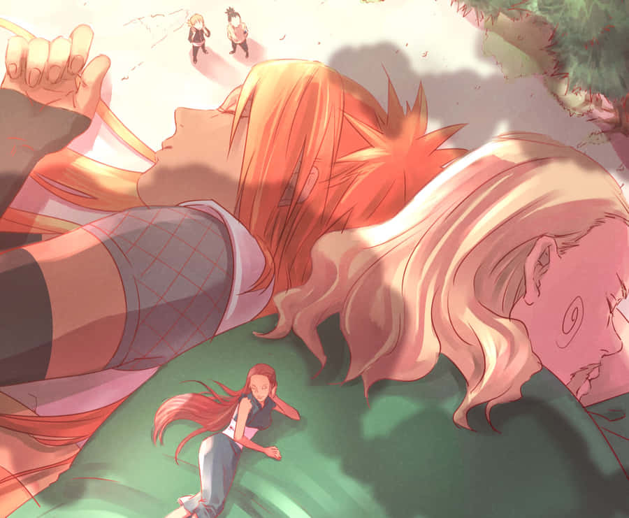 Chocho Akimichi Charging Forward Wallpaper