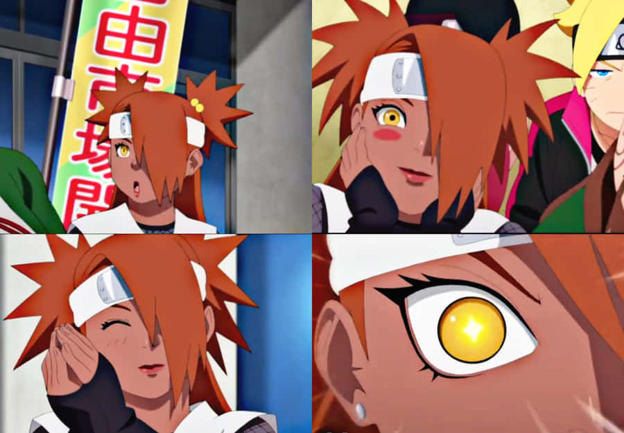 Chocho Akimichi Striking A Confident Pose In Her Ninja Outfit Wallpaper