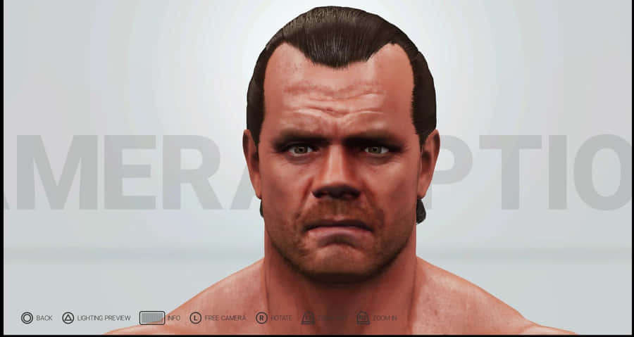 Chris Benoit Computer Generated Closeup Wallpaper