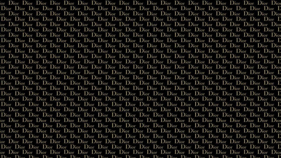 Christian Dior Logo Pattern Wallpaper