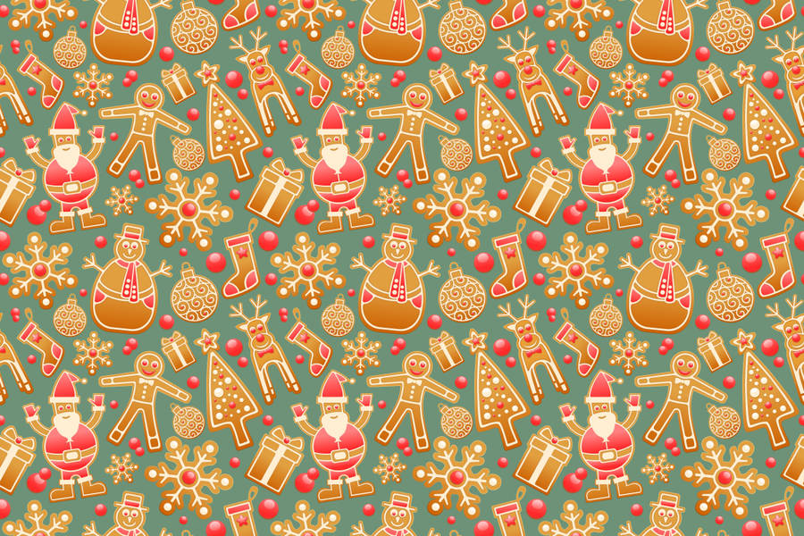 Christmas Snowman Poster Wallpaper