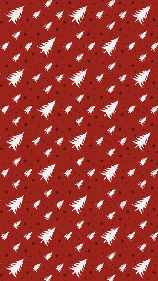 Christmas Tree Pattern Background Wallpaper