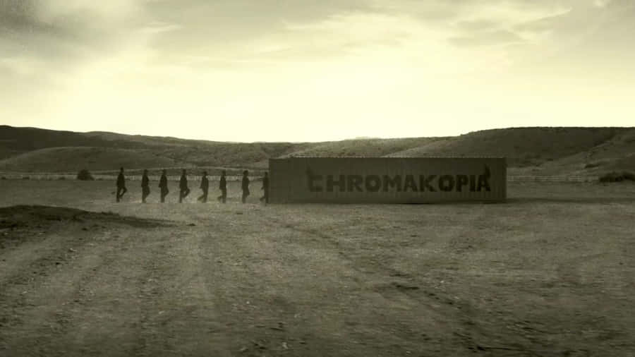 Chromatopia Desert Entrance Wallpaper