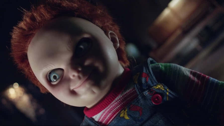 Chucky Doll With Shaves Eyebrows Wallpaper