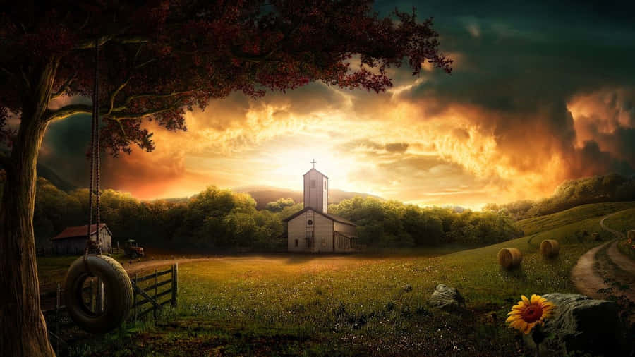 Church Laptop 1366 X 768 Wallpaper