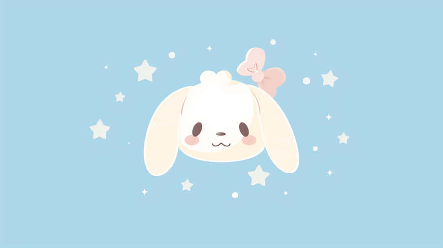 Cinnamoroll Cute Blue Background Wallpaper