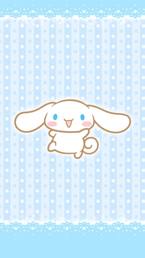 Cinnamoroll Cute Blue Background Wallpaper