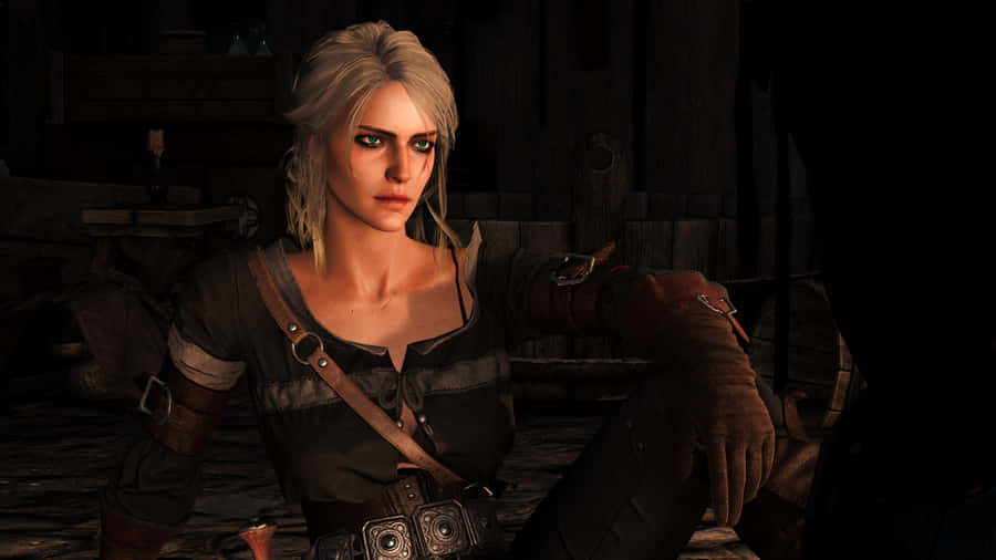 Ciri In Action - The Witcher Wallpaper