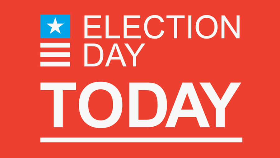 Citizens Casting Their Votes On Election Day Wallpaper