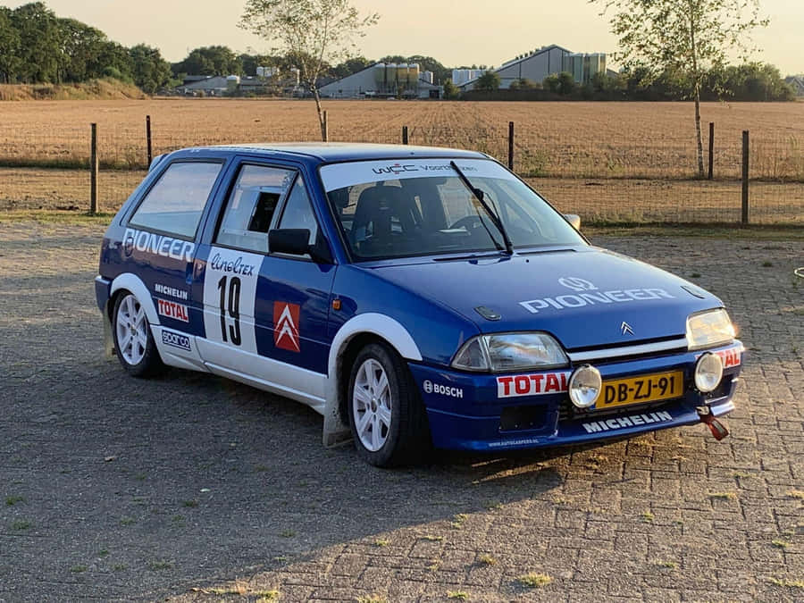 Citroen A X Rally Car Exterior Wallpaper