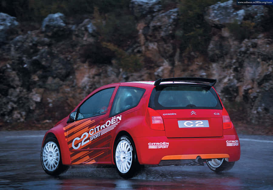 Citroen C2 Super1600 Rally Car Wallpaper