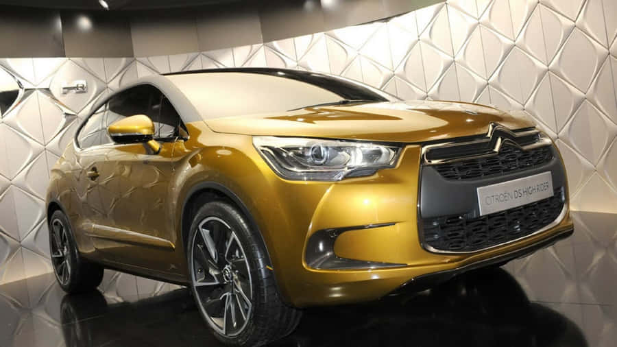 Citroen Ds High Rider Gliding On An Open Highway Wallpaper