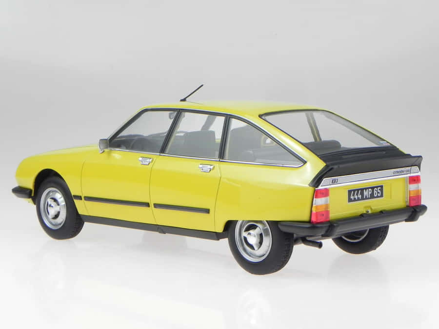 Citroen G S Classic Yellow Model Car Wallpaper