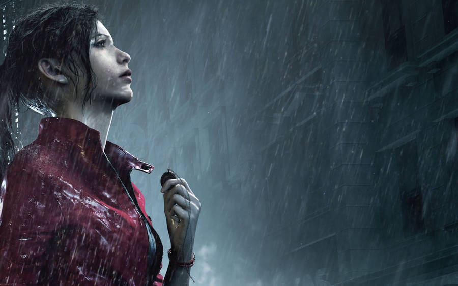 Claire Redfield In The Middle Of A Zombie Apocalypse. Wallpaper