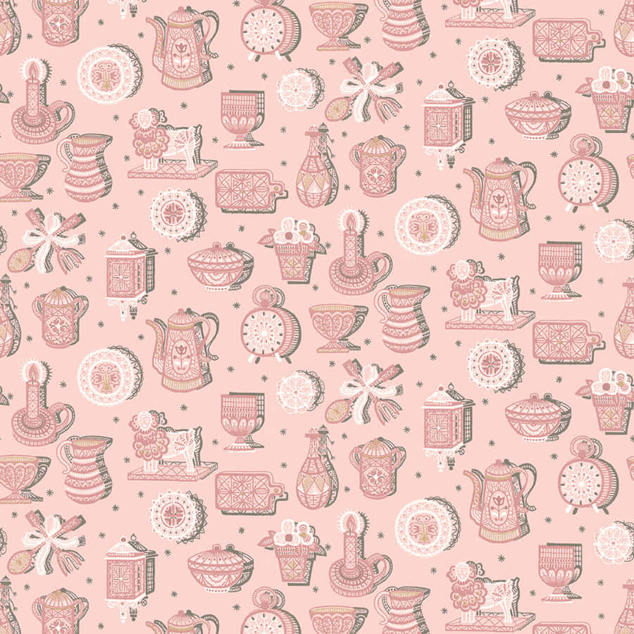 Classic 50s Fashion Nostalgia Wallpaper