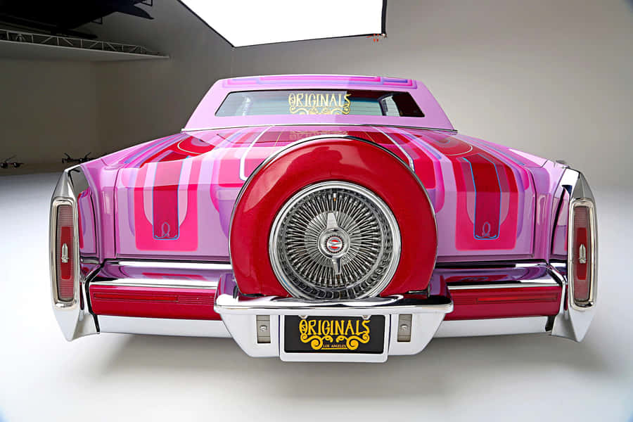 Classic Cadillac Fleetwood In Stunning Scenery Wallpaper