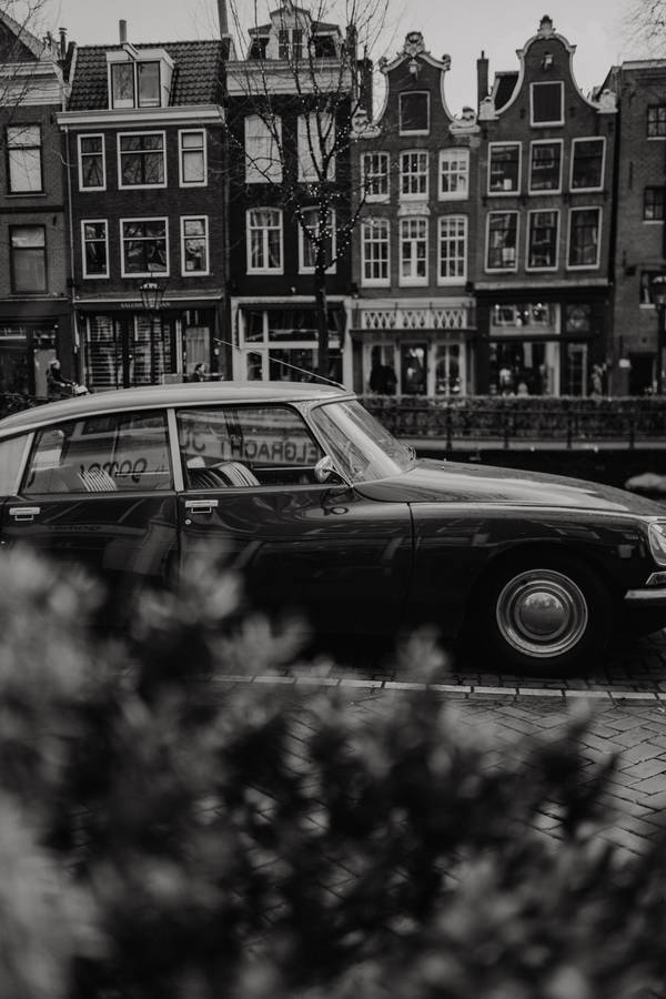 Classic Car Black And Grey Iphone Wallpaper