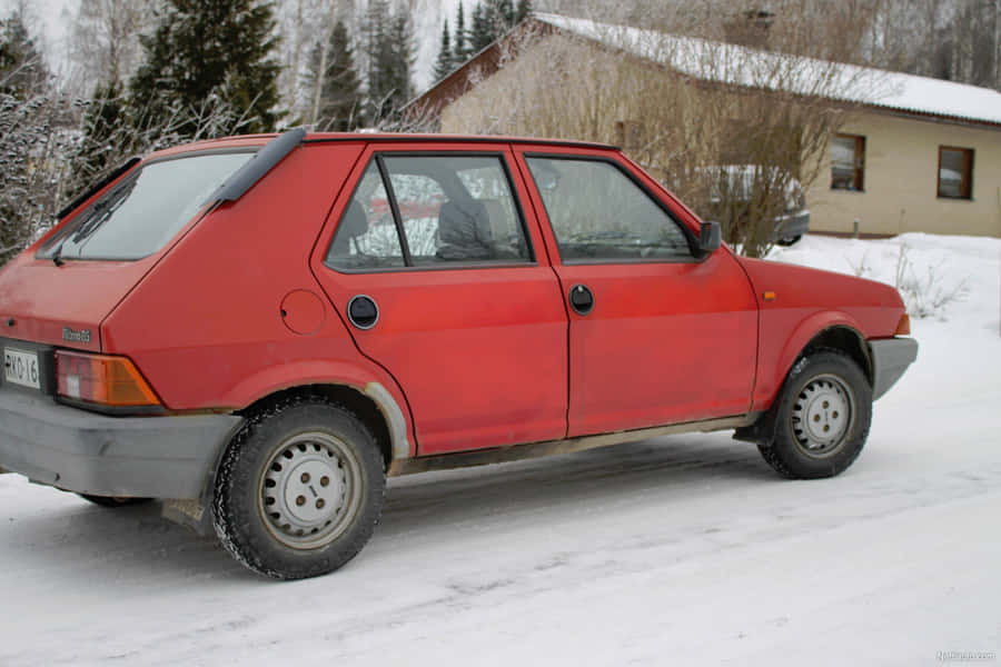 Classic Fiat Ritmo In Pristine Condition Wallpaper