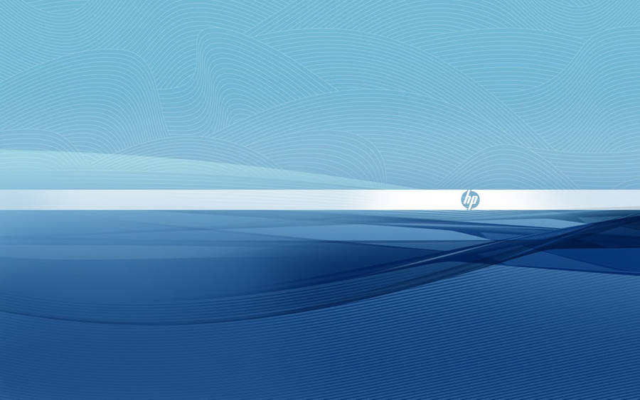 Classic Hp Blue Design Wallpaper