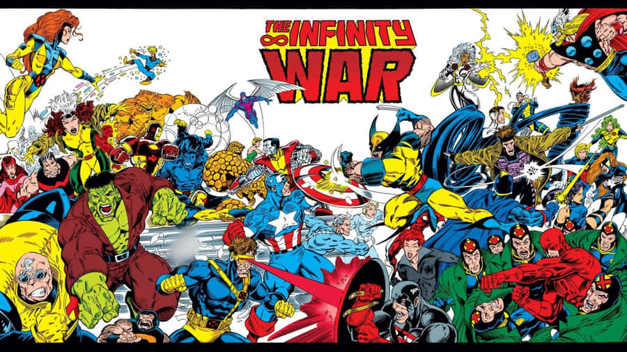 Classic Infinity War Marvel Comics 2560x1440 Wallpaper