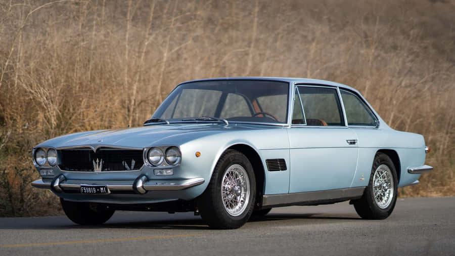 Classic Maserati Mexico Luxury Coupe Wallpaper