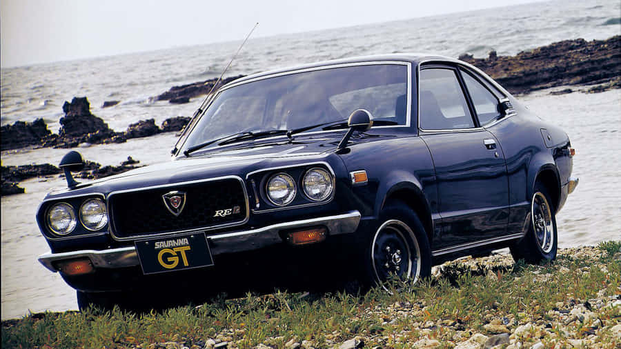 Classic Mazda Rx-3 In Pristine Condition Wallpaper