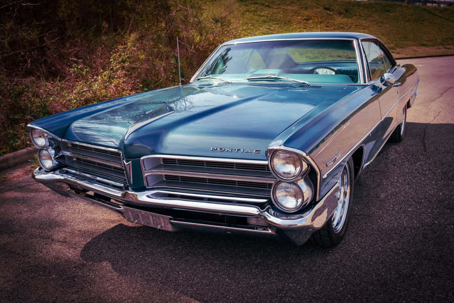 Classic Pontiac Catalina In Full Glory Wallpaper