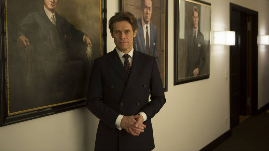 Classic Portrait Of The Unforgettable Actor, Willem Dafoe Wallpaper