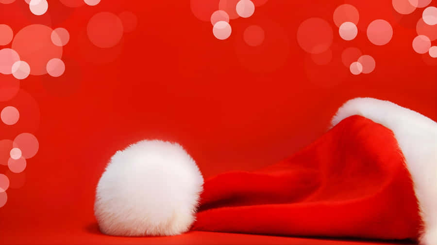 Classic Red Christmas Hat Wallpaper