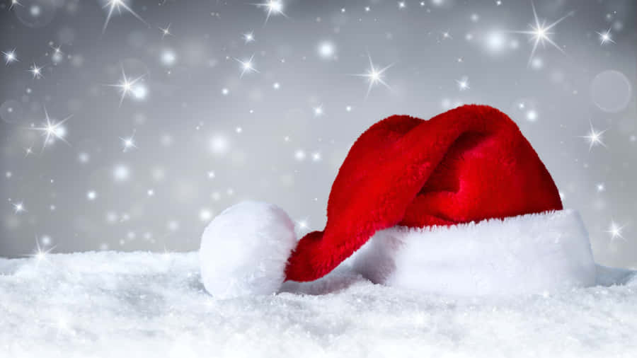 Classic Red Christmas Hat Wallpaper