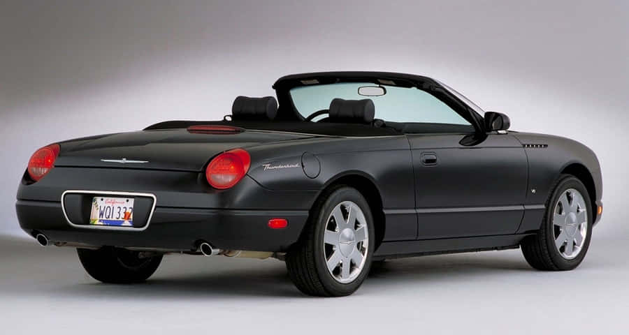 Classic Red Ford Thunderbird Wallpaper