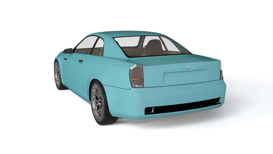 Classic Red Sports Car Model On A Scenic Road Wallpaper