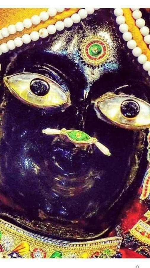 Close Up Image Of Banke Bihari Wallpaper