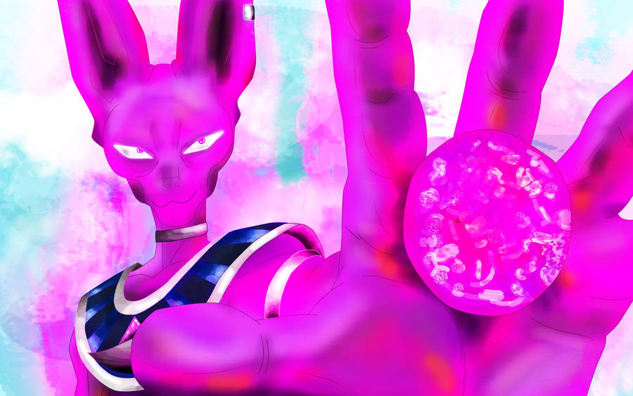 Close-up Of Beerus' Power Wallpaper