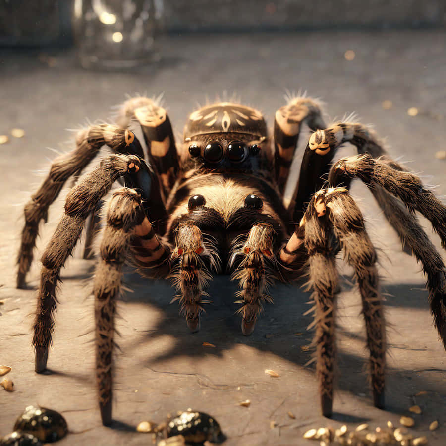Close Up Tarantula Spider Wallpaper