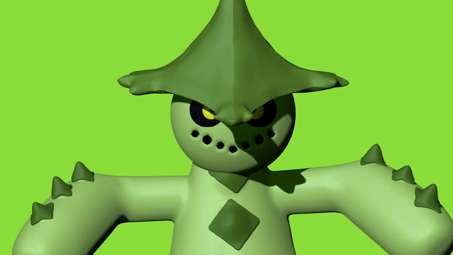 Close-up View Of Cacturne Wallpaper