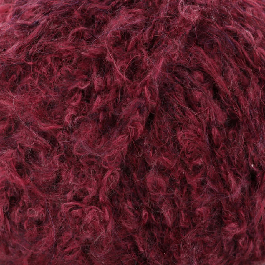 Closeup Red Yarn Texture Wallpaper
