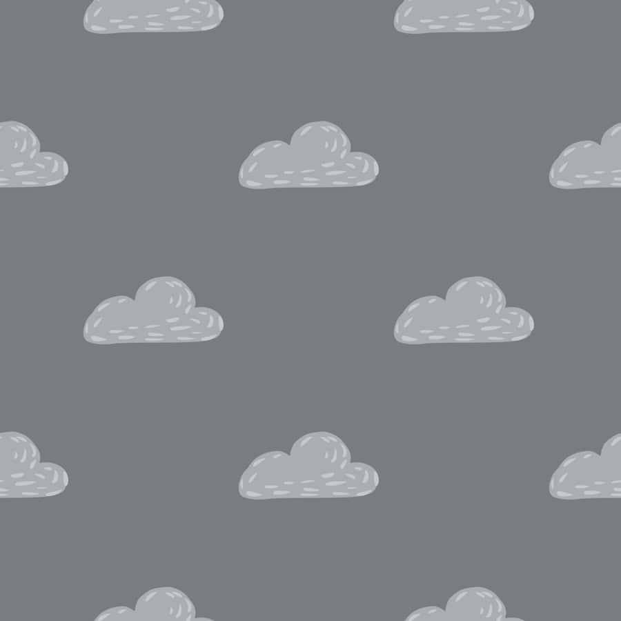 Cloud_ Pattern_ Grey_ Background Wallpaper