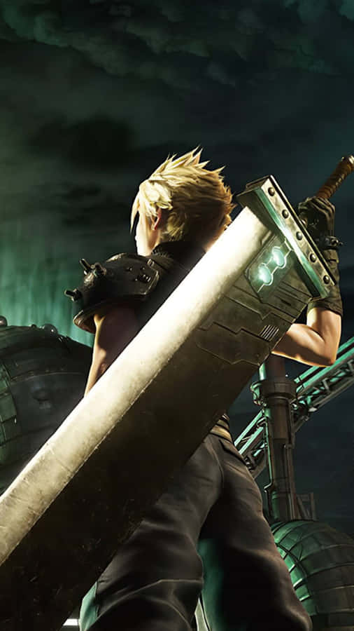 Cloud_ Strife_ Buster_ Sword_ F F7 R Wallpaper