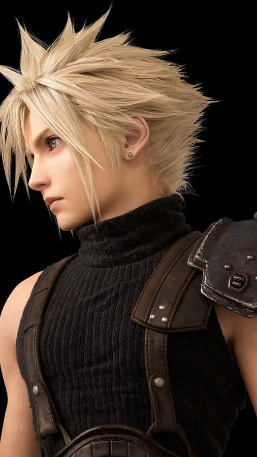 Cloud_ Strife_ Profile_ F F7_ Remake Wallpaper