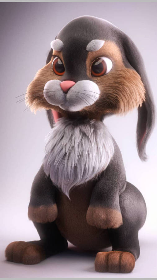 Clover Cute Bunny Wallpaper