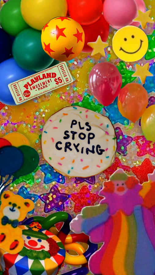 Clowncore Vibrant Emotional Contrast.jpg Wallpaper