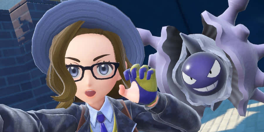 Cloyster With Player Wallpaper