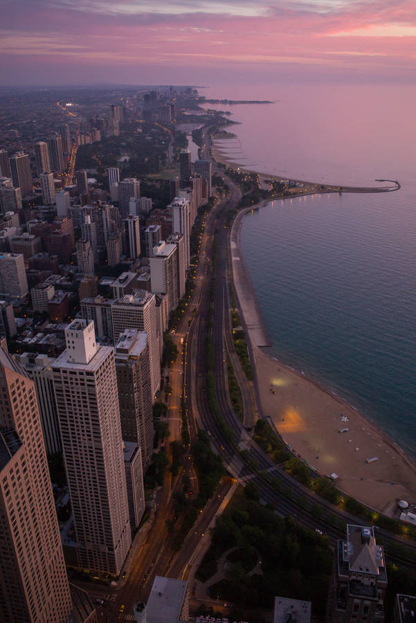 Coastal City Wallpaper