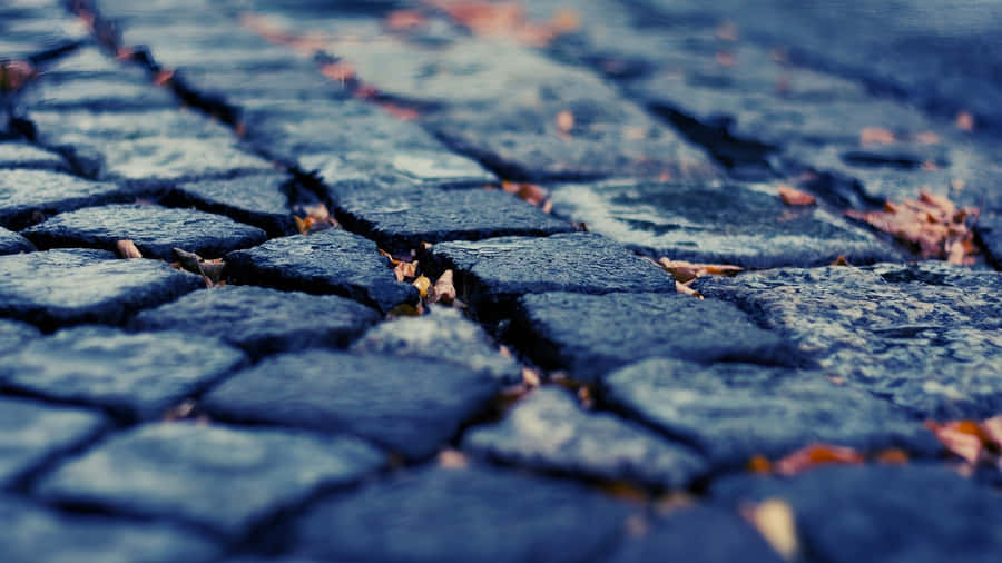 Cobblestone Path Depth Effect Wallpaper