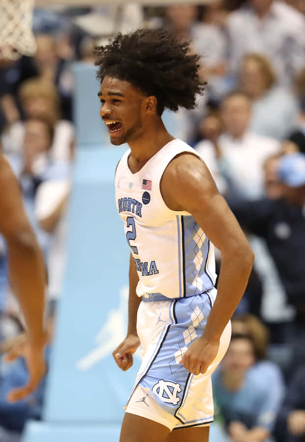Coby White Celebration U N C Basketball Wallpaper