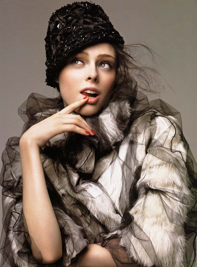 Coco Rocha Slaying In A High-fashion Shoot. Wallpaper