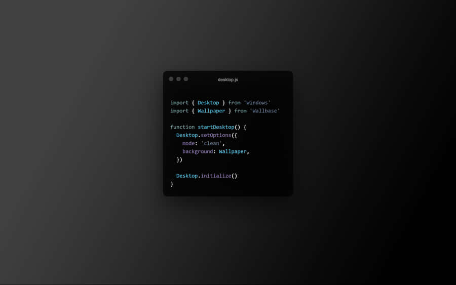 Code Editor Dark Theme Javascript Snippet.jpg Wallpaper