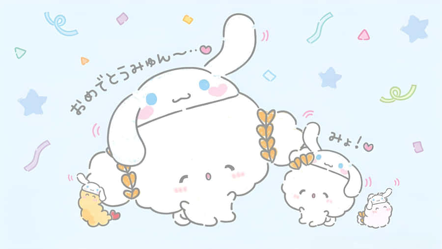 Cogimyun Cute Bunny Characters Wallpaper
