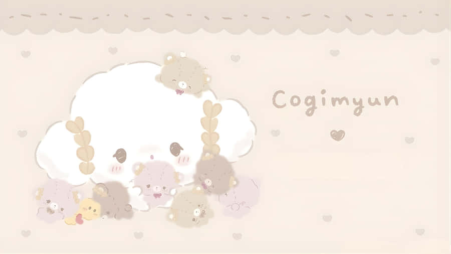 Cogimyun Cute Character Art Wallpaper